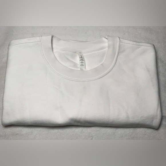 NWT Lululemon Perfectly Oversized White Crew Sweatshirt,Size-10 - Picture 10 of 11